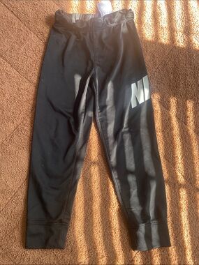 Nike Kids Black Jogger Pants with White Logo